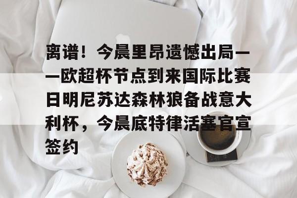 mk体育官网-离谱！今晨里昂遗憾出局——欧超杯节点到来国际比赛日明尼苏达森林狼备战意大利杯，今晨底特律活塞官宣签约的简单介绍
